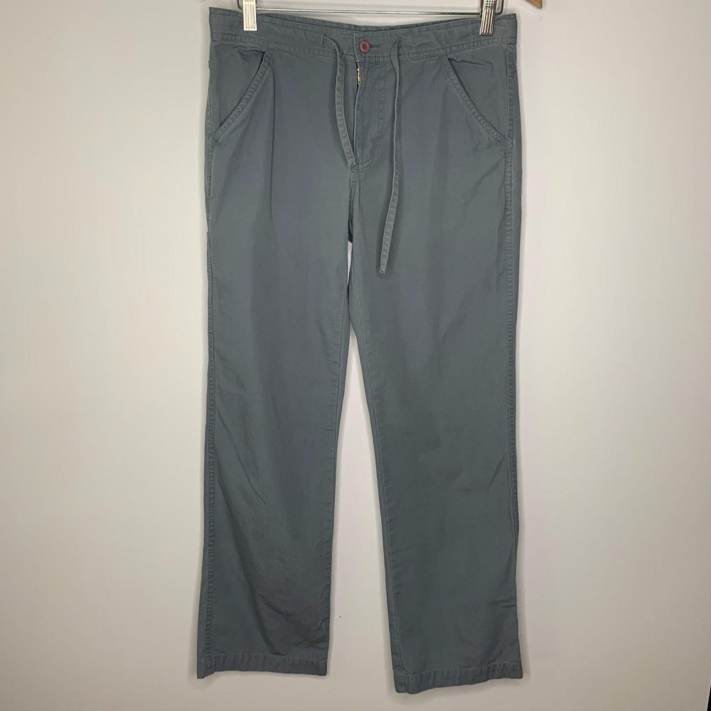 Sickle Gray Drawstring Wide Leg‎ Utility Pants Sz S